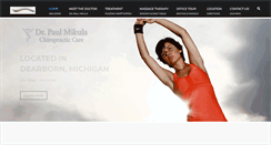 Desktop Screenshot of mikulachiropractic.com